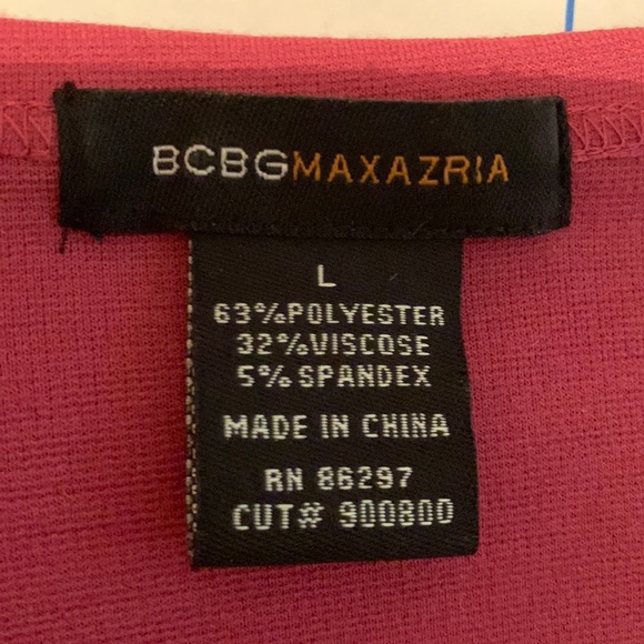 BCBG MaxAzria Popover Dress, Stretch, Pleated Sleeve detail, Multi-season, Comfy - Picture 3 of 6